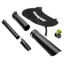 Load image into Gallery viewer, Sun Joe iONBV 40-Volt iONMAX Cordless 3-in-1 Blower Vacuum Mulcher Kit | 200-MPH | W/ 4.0-Ah Battery and Charger