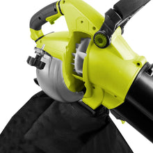 Load image into Gallery viewer, Sun Joe SBJ702E 3-in-1 Outdoor Variable Speed Electric Blower | 180 MPH | 12 Amp | Vacuum | Mulcher | Telescoping Frame | Leaf Grabbing Teeth
