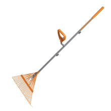 Load image into Gallery viewer, Ergie Systems ERG-LFRK24 Steel Shaft Strain Reducing Steel Leaf Rake | 54-Inch Shaft | 24 Tines