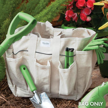 Load image into Gallery viewer, Martha Stewart MTS-CNVBG-NAT Heavy Duty Canvas Garden Tote (Natural)
