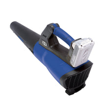 Load image into Gallery viewer, Sun Joe 24V-JB-LTE-SJB 24-Volt iON+ Turbine Cordless Jet Blower Kit | 385 CFM Max | W/ 2.0-Ah Battery and Charger (Blue)