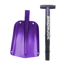 Load image into Gallery viewer, Snow Joe ATJ401M-PRP Compact Utility Shovel | 32-Inch | Aluminum | 3-Piece Smart Lock