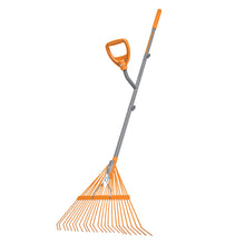 Load image into Gallery viewer, Ergie Systems ERG-LFRK24 Steel Shaft Strain Reducing Steel Leaf Rake | 54-Inch Shaft | 24 Tines