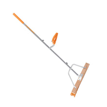Load image into Gallery viewer, Ergie Systems ERG-PSHB24 Steel Shaft Strain Reducing Indoor/Outdoor Push Broom | 56-Inch Shaft | 24-Inch Broom