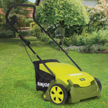 Load image into Gallery viewer, Sun Joe AJ801E-RM Electric Lawn Dethatcher w/ Collection Bag | 13 in. | 12 Amp | Scarifier (Certified Refurbished)