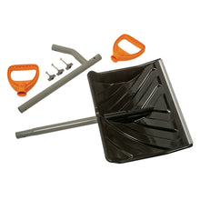 Load image into Gallery viewer, Ergie Systems ERG-SNSH18 Steel Shaft Impact Resistant Snow Shovel | 18-Inch Shovel | 48-Inch Shaft | Push/Scoop Combination Blade