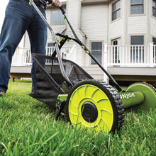 Load image into Gallery viewer, Sun Joe MJ500M Manual Reel Mower w/ Grass Catcher | 16 inch