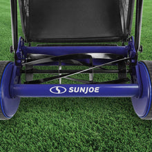 Load image into Gallery viewer, Sun Joe MJ504M-SJB-RM Manual Reel Mower without Grass Catcher | 16 inch | 9 Height Positions (Blue) (Certified Refurbished)