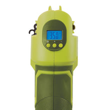 Load image into Gallery viewer, Sun Joe AIRJ24C-SJG Portable Digital Cordless Air Compressor with Nozzle Adapters and Case | 24-Volt | 2.0-Ah (Sun Joe Green)