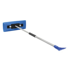 Load image into Gallery viewer, Snow Joe illum-n-Broom LED lighted 4-in-1 Snow Broom + Ice Scraper (Refurbished A)