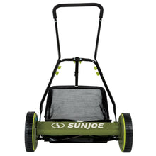 Load image into Gallery viewer, Sun Joe MJ500M Manual Reel Mower w/ Grass Catcher | 16 inch
