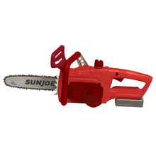 Load image into Gallery viewer, Sun Joe 20ViON-CS10-RED 20-Volt iON Lithium Ion Chainsaw Kit | 10-Inch | W/ 2.0-Ah Battery and Charger (Red)