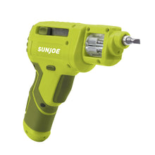 Load image into Gallery viewer, Sun Joe SJ4VSD Lithium-Ion Cordless Rechargeable Power Screwdriver | 4-Volt MAX w/Quick Change Bit System