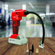 Load image into Gallery viewer, Sun Joe AIRJ24C-RED Portable Digital Cordless Air Compressor with Nozzle Adapters and Case | 24-Volt | 2.0-Ah (Red)