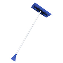 Load image into Gallery viewer, Snow Joe SJBLZD Original 2-in-1 Snow Broom with 18-Inch 3rd Party Tested Scratch Free Foam Head + Large Ice Scraper, Blue