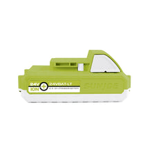Load image into Gallery viewer, Snow Joe + Sun Joe iON+ 24VBAT-LT EcoSharp® LITE Lithium-Ion Battery | 24-Volt | 2.5-Ah
