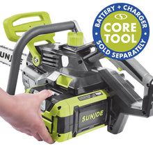 Load image into Gallery viewer, Sun Joe iON100V-18CS-CT 100-Volt iONPRO Cordless Brushless Handheld Chain Saw | 18-Inch | Tool Only
