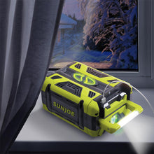 Load image into Gallery viewer, Snow Joe + Sun Joe iON100V-5AMP Lithium-iON Battery | 100-Volt | 5.0-Ah | Dual USB Ports for Advanced Smart Phone Charging
