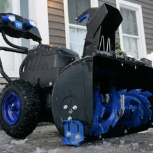 Load image into Gallery viewer, Snow Joe iON8024-XR-RM 80-Volt iONMAX Cordless Two Stage Snow Blower Kit | 24-Inch | 4-Speed | Headlights | W/ 2 x 5.0-Ah Batteries and Charger (Certified Refurbished)
