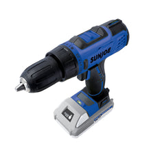 Load image into Gallery viewer, Sun Joe 24V-DD-LTE-SJB 24-Volt iON+ Cordless Drill Driver Kit | W/ 2.0-Ah Battery and Charger (Blue)
