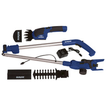 Load image into Gallery viewer, Sun Joe HJ605CC-SJB 2-in-1 Cordless Telescoping Grass Trimmer | 7.2 Volt (Blue)
