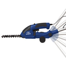 Load image into Gallery viewer, Sun Joe HJ605CC-SJB 2-in-1 Cordless Telescoping Grass Trimmer | 7.2 Volt (Blue)
