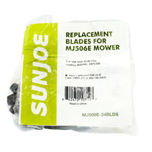 Load image into Gallery viewer, Sun Joe MJ506E-24BLDS 24-Pack Replacement Blades for Sun Joe MJ506E
