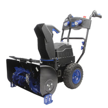 Load image into Gallery viewer, Snow Joe iON8024-XR-RM 80-Volt iONMAX Cordless Two Stage Snow Blower Kit | 24-Inch | 4-Speed | Headlights | W/ 2 x 5.0-Ah Batteries and Charger (Certified Refurbished)
