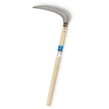 Load image into Gallery viewer, Nisaku KARIBARAIGAMA Japanese Stainless Steel Mowing Sickle, 7.5-Inch Blade
