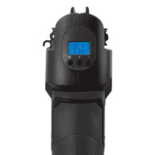 Load image into Gallery viewer, Sun Joe 24V-AJC-LTW-BLK 24-Volt iON+ Cordless Portable Air Comporessor Kit | W/ 1.3-Ah Battery, Charger, Storage Bag, and Nozzle Adapters (Black)
