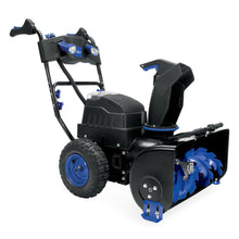 Load image into Gallery viewer, Snow Joe iON8024-XR-RM 80-Volt iONMAX Cordless Two Stage Snow Blower Kit | 24-Inch | 4-Speed | Headlights | W/ 2 x 5.0-Ah Batteries and Charger (Certified Refurbished)
