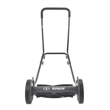 Load image into Gallery viewer, Sun Joe MJ504M-BLK Manual Reel Mower without Grass Catcher | 16 inch | 9 Height Positions (Black)
